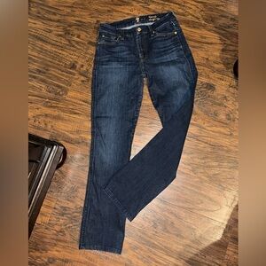 7 For All Mankind Kimmie straight leg womens jeans. Size 28